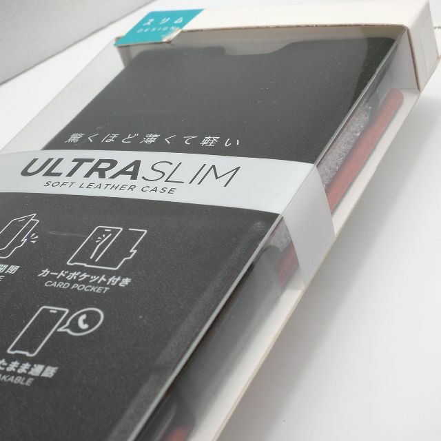 AQUOS R6 用 薄型 軽量 手帳型ケース ブラック スマホ/家電/カメラのスマホアクセサリー(Androidケース)の商品写真