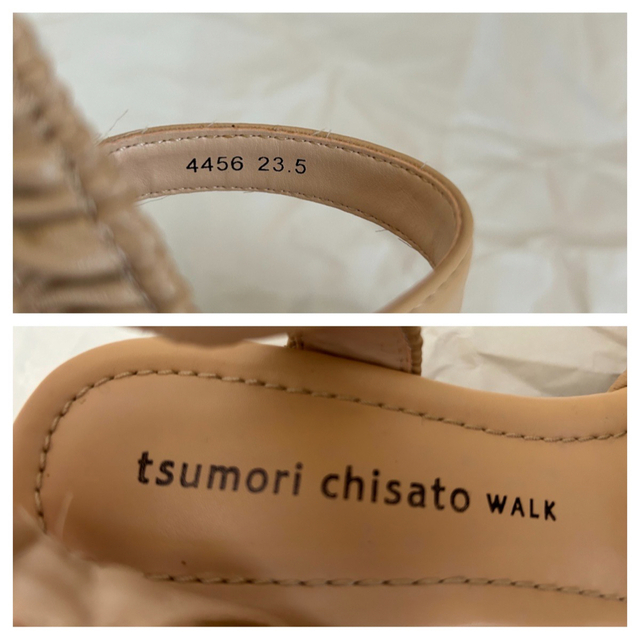 TSUMORI CHISATO(ツモリチサト)の値下げ　ツモリチサト　厚底　ストラップ　サンダル レディースの靴/シューズ(サンダル)の商品写真