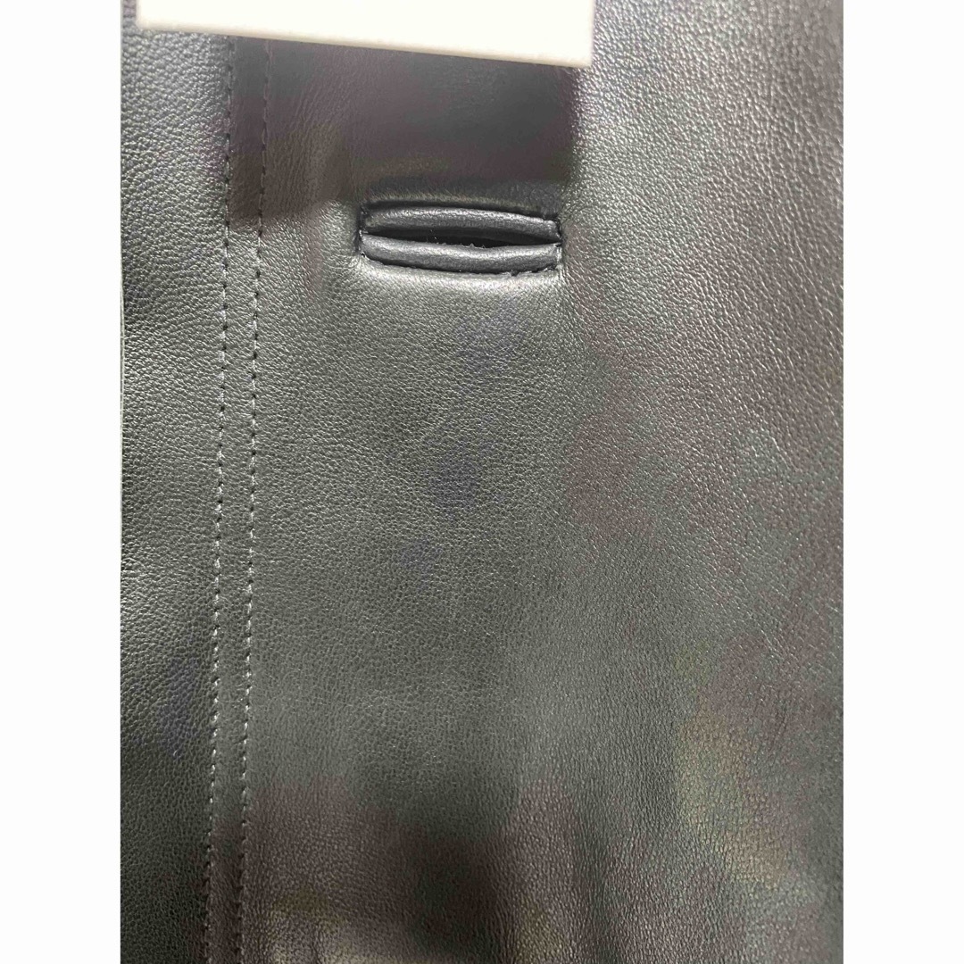 YOKE Cut-Off Leather Car Coat