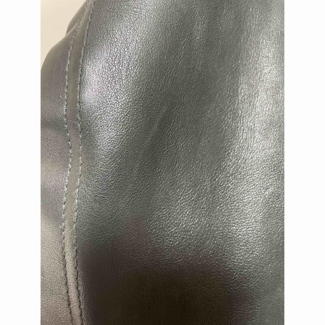 YOKE Cut-Off Leather Car Coat
