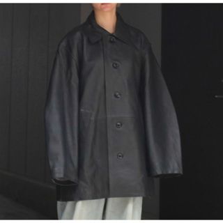 YOKE   YOKE Cut Off Leather Car Coatの通販 by まる's shop｜ヨーク