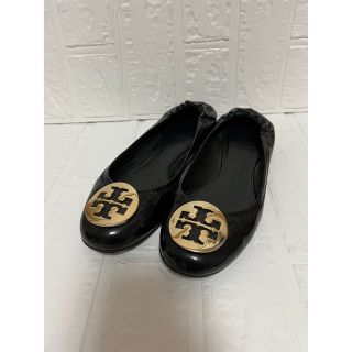 トリーバーチ(Tory Burch)のトリーバーチ　エナメルバレエシューズ　パンプス フラットシューズ(バレエシューズ)