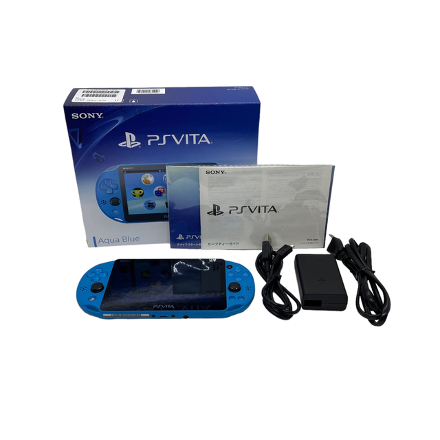 SONY PS Vita PCH-2000 アクアブルー 完品美品