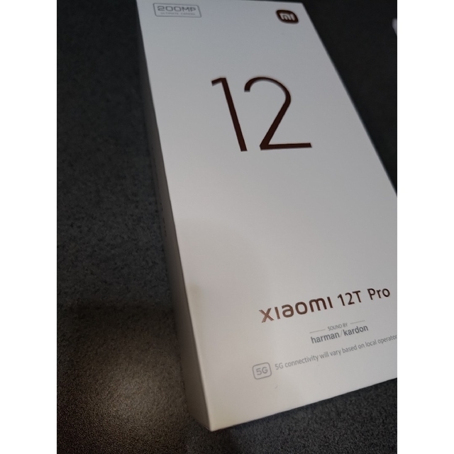 ANDROID(アンドロイド)のxiaomi 12t pro 【国内版simフリー】 スマホ/家電/カメラのスマートフォン/携帯電話(スマートフォン本体)の商品写真