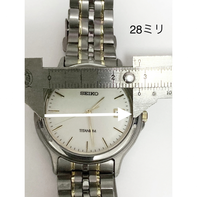 SEIKOメンズ腕時計 チタン製 camping.com