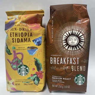 Starbucks - ② (豆) 新品未開封　スターバックス　250g  コーヒー　×2袋