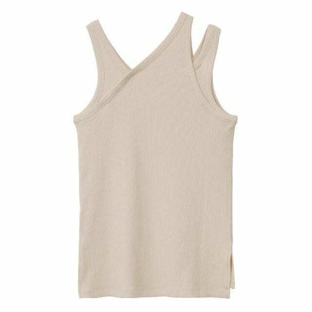 CLANE - CLANE クラネ　ONE SHOULDER LAYERD TANK TOPS