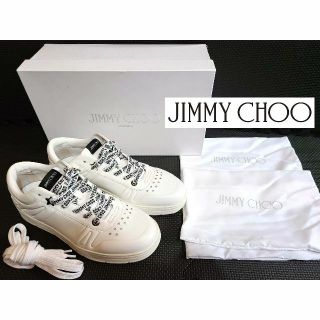 ジミーチュウ(JIMMY CHOO)のJIMMY CHOO HAWAII レザー スニーカー 白(スニーカー)