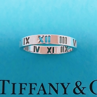 Tiffany & Co. - 【美品】ティファニー アトラス オープン リング 18号 