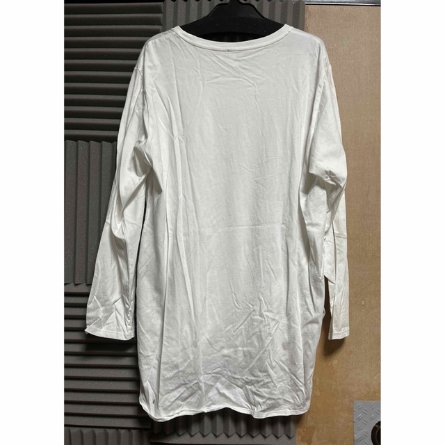 UNIQLO(ユニクロ)のUNIQLO コットンロングシャツテールT（長袖） レディースのトップス(Tシャツ(長袖/七分))の商品写真