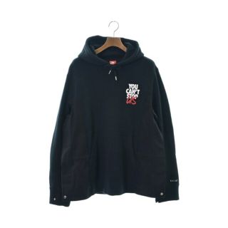 サカイ(sacai)のsacai サカイ パーカー 3(L位) 濃紺x黒x白等 【古着】【中古】(パーカー)