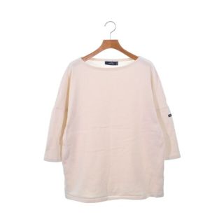 セントジェームス(SAINT JAMES)のSAINT JAMES Tシャツ・カットソー 4(M位) アイボリー系 【古着】【中古】(カットソー(半袖/袖なし))