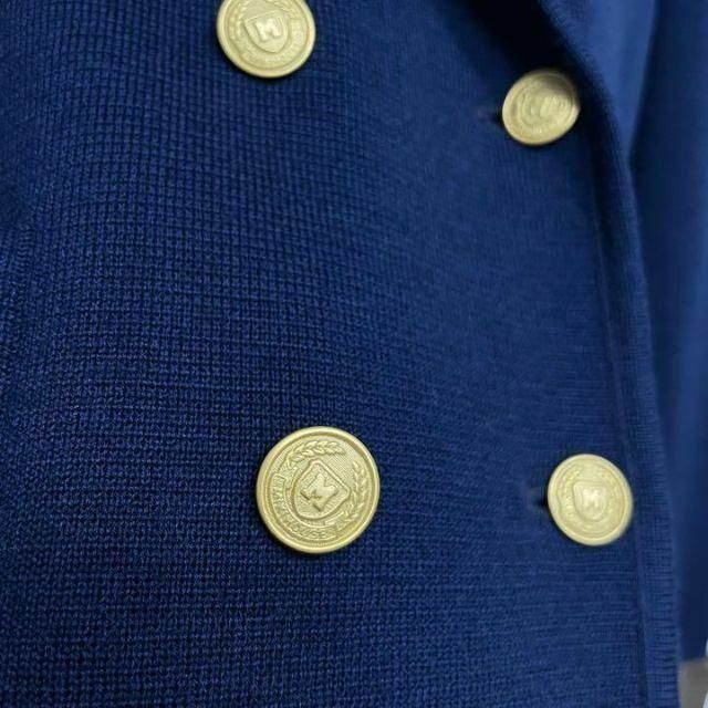 mikihouse - 極美品✨ミキハウス ダブルジャケット 金ボタン ネイビー