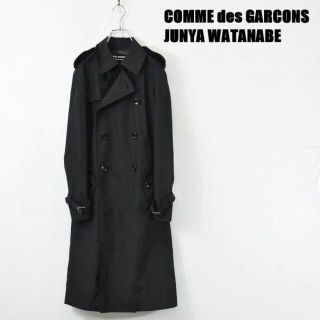 美品 ジュンヤワタナベコムデギャルソン JUNYA WATANABE COMME des GARCONS コート トレンチコート モーターサイクルコート AD2017 メンズ コットン アウター XS ベージュ