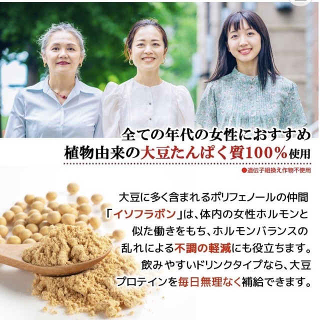 森永製菓(モリナガセイカ)の森永 おいしい大豆プロテイン コーヒー味  食品/飲料/酒の健康食品(プロテイン)の商品写真