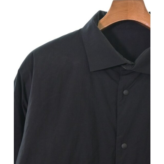 DESCENTE デサント カジュアルシャツ L 黒 | www.cestujemtrekujem.com