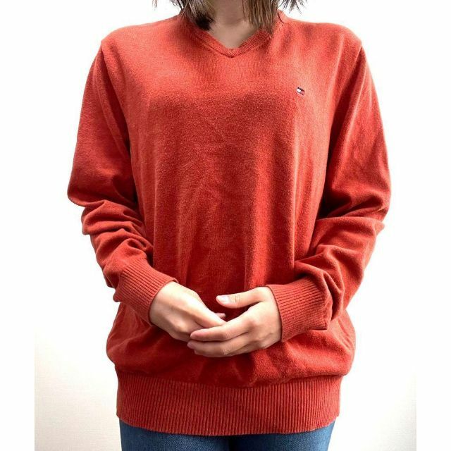 SALE/102%OFF】 トミーヒルフィガー プレーン ロゴ 刺繍 ニット