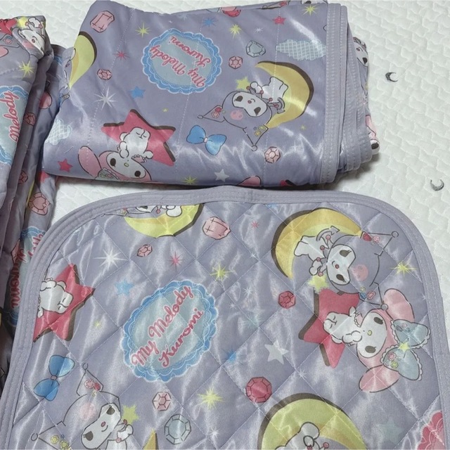 マイメロディ クロミ 冷感敷きパッド タオルケット 枕カバー セット 2