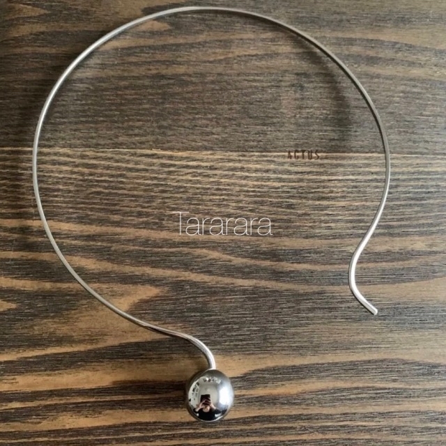 ラスト1点❗️●stainless ball choker S●金属アレ対応 レディースのアクセサリー(ネックレス)の商品写真