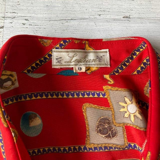 美品 レリアン スカート エンジ 赤