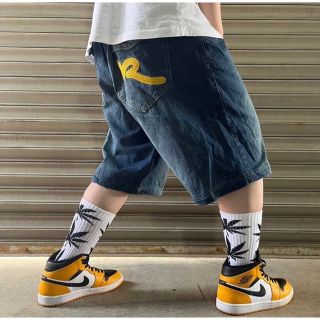 90s ROCAWEAR ロカウェア デニムハーフパンツ ストリート