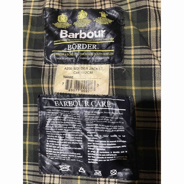 barbour バブアー　オイルジャケット　カーキ　xxl 4