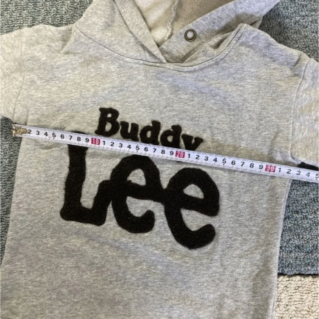 Lee(リー)のLee 110 パーカー トレーナー 長袖 グレー キッズ/ベビー/マタニティのキッズ服男の子用(90cm~)(Tシャツ/カットソー)の商品写真