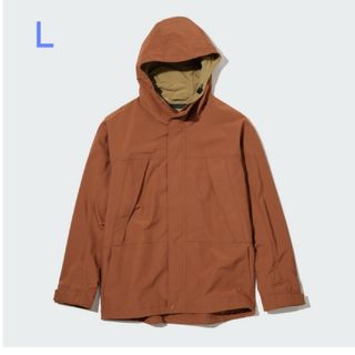 UNIQLO ユーティリティパーカ オレンジ L メンズ