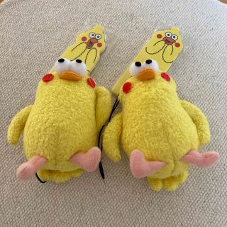 ポインコ(ポインコ)のポインコ兄＆弟ストラップ、付箋２点(ノベルティグッズ)