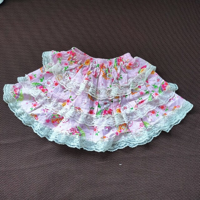 Ribbon Couleur　甚平（110cm） キッズ/ベビー/マタニティのキッズ服女の子用(90cm~)(甚平/浴衣)の商品写真