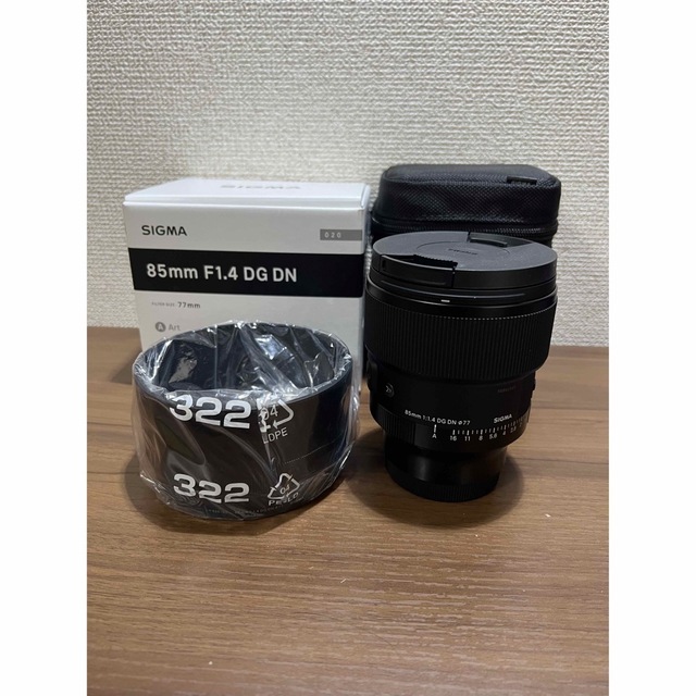 【ほぼ新品】Sigma 85mm f1.4 DG DN Sony e マウントスマホ/家電/カメラ