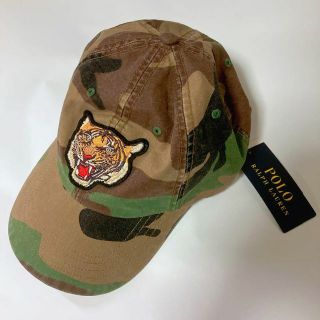 ポロラルフローレン(POLO RALPH LAUREN)の【新品・未使用】ポロラルフローレン 虎 タイガー 迷彩 キャップ 海外 限定品(キャップ)