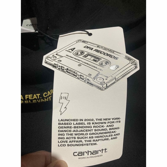 Charhartt WIP(カーハートダブリューアイピー)のDFA record X carhartt WIP パーカー　黒　xl メンズのトップス(パーカー)の商品写真