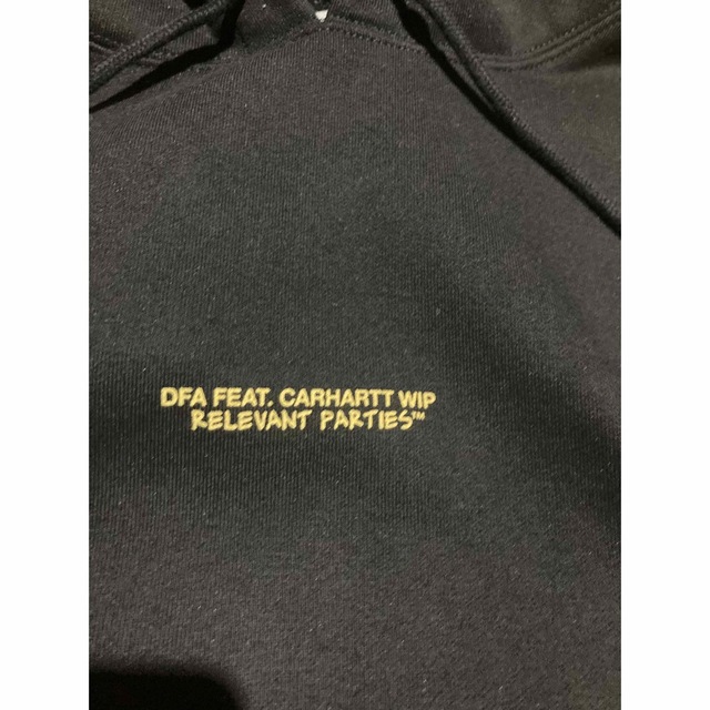 Charhartt WIP(カーハートダブリューアイピー)のDFA record X carhartt WIP パーカー　黒　xl メンズのトップス(パーカー)の商品写真