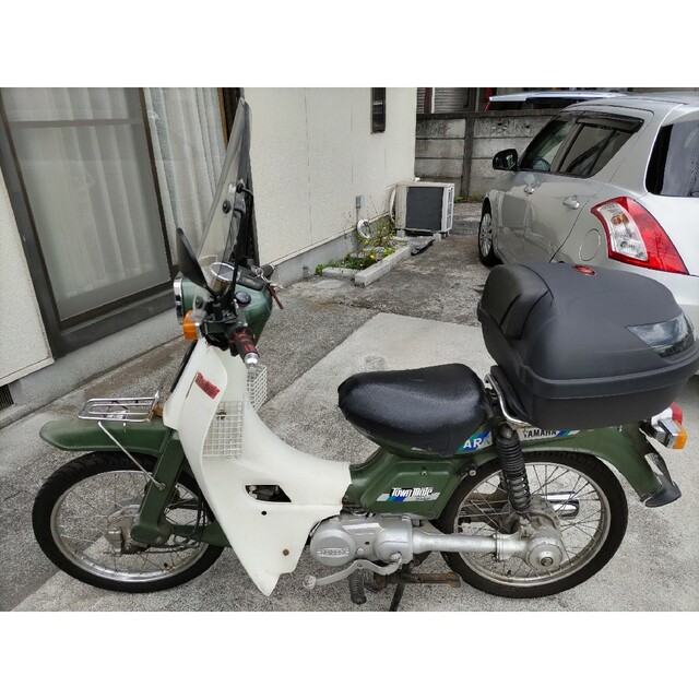 ヤマハ(ヤマハ)のヤマハ　タウンメイト　80cc 社外マフラー・リアボックス付き 自動車/バイクのバイク(車体)の商品写真