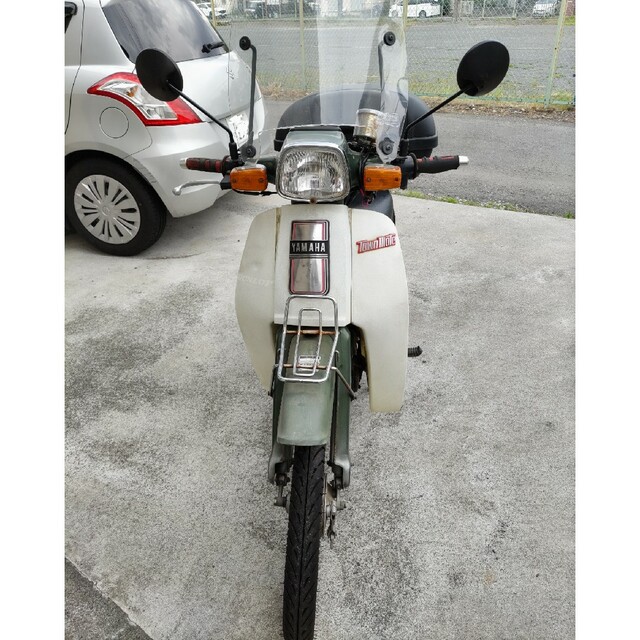 ヤマハ(ヤマハ)のヤマハ　タウンメイト　80cc 社外マフラー・リアボックス付き 自動車/バイクのバイク(車体)の商品写真