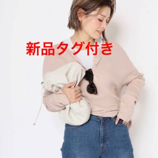 ドゥーズィエムクラス(DEUXIEME CLASSE)の新品タグ付きDeuxieme ClasseワッフルTシャツ　ピンク(カットソー(長袖/七分))