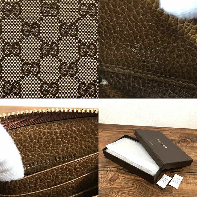 Gucci - 未使用品 GUCCI ジップウォレット GGキャンバス 245の通販 by