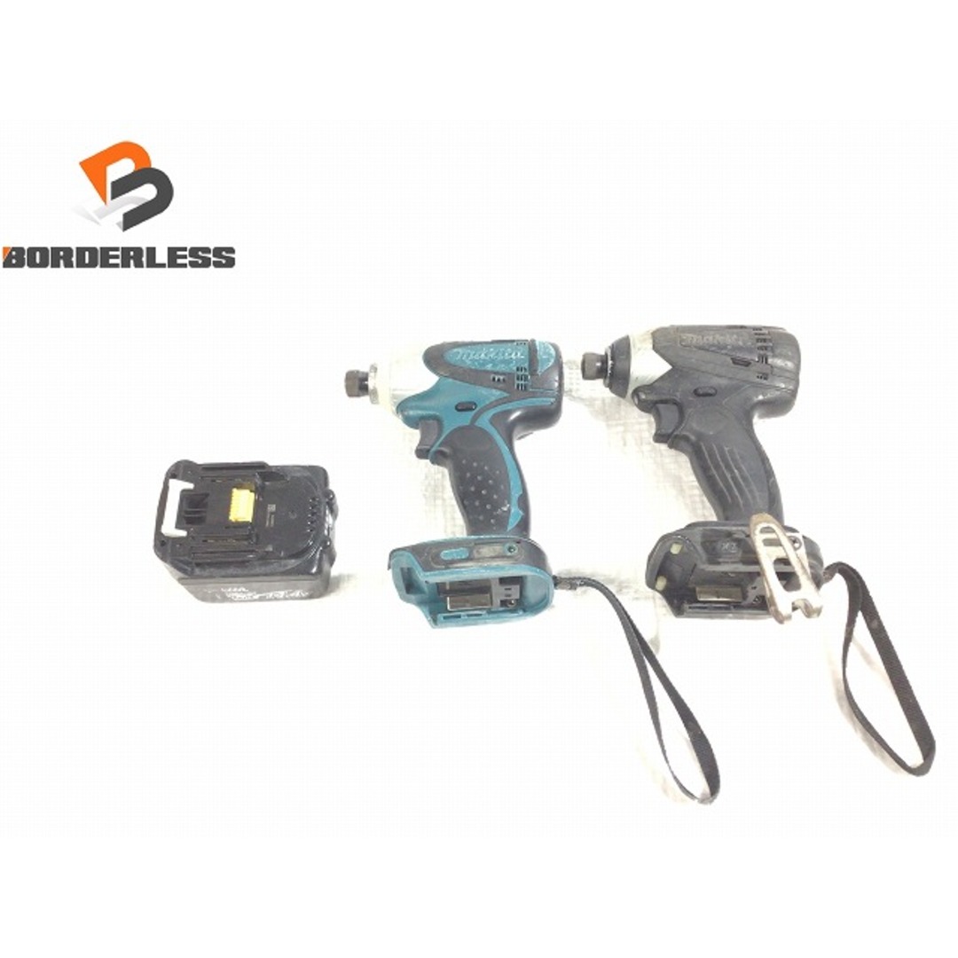 ☆品 2点セット☆makita マキタ 14.4V 充電式インパクトドライバ