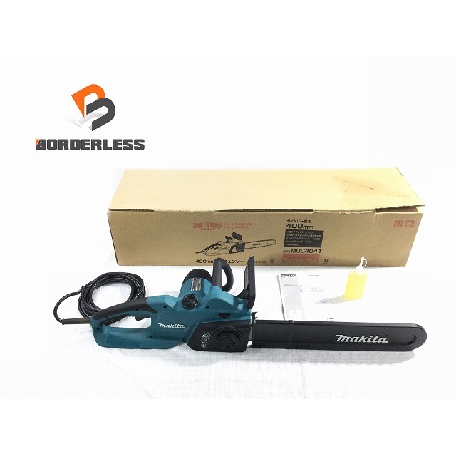 ☆極美品☆makita マキタ 400ｍｍ 電気チェンソー MUC4041 切断機 電動工具 73090 | フリマアプリ ラクマ