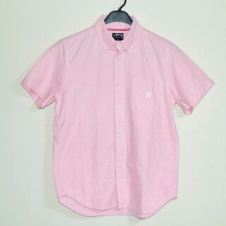 ステューシー(STUSSY)のステューシー　stussy　ピンク　シャツ　胸　刺繍(シャツ)