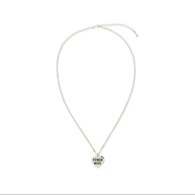 HUMAN MADE(ヒューマンメイド)のHUMAN MADE Heart Silver Necklace ネックレス メンズのアクセサリー(ネックレス)の商品写真