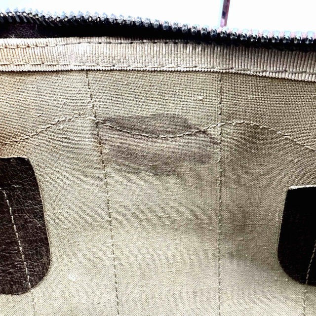 【美品】グッチ ミニボストン シェリーライン ggスプリーム ヴィンテージ 本革