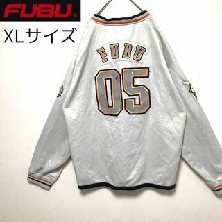 フブ(FUBU)の90s FUBU ベースボールゲームシャツ B系 HIPHOP Y2K(Tシャツ/カットソー(七分/長袖))