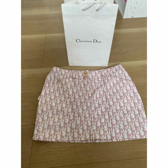 クリスチャンディオール Christian Dior ミニスカート ピンク