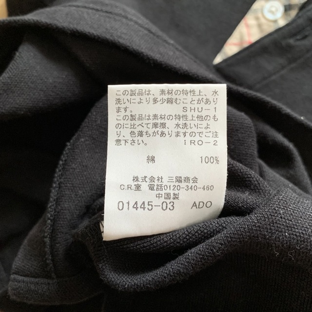 BURBERRY - バーバリーロンドン ポロシャツ サイズ120 ブラックの通販