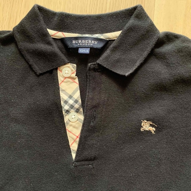 BURBERRY - バーバリーロンドン ポロシャツ サイズ120 ブラックの通販