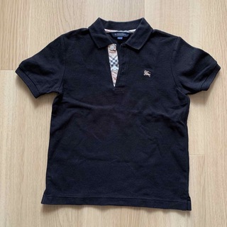バーバリー(BURBERRY)のバーバリーロンドン　ポロシャツ　サイズ120 ブラック(Tシャツ/カットソー)