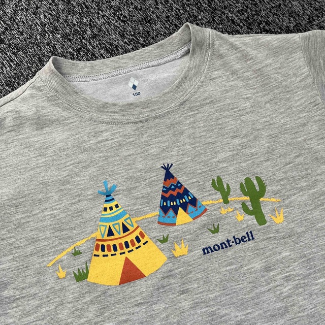 mont bell(モンベル)のmont-bell 150 Tシャツ キッズ/ベビー/マタニティのキッズ服男の子用(90cm~)(Tシャツ/カットソー)の商品写真