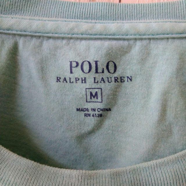 POLO（RALPH LAUREN） - POLO M 水色の通販 by 古着屋 東海岸｜ポロ